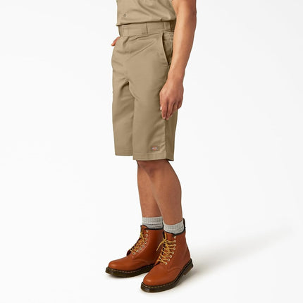 Dickies Men's 15 Inch Inseam Work Short with Multi Use Pocket - Beige -