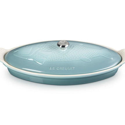 Le Creuset Stoneware Heritage Fish Baker, 1.7 qt.,