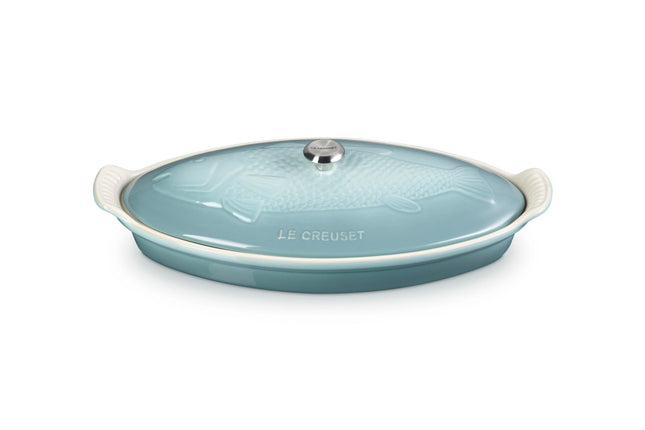 Le Creuset Stoneware Heritage Fish Baker, 1.7 qt.,