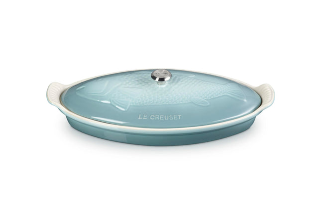 Le Creuset Stoneware Heritage Fish Baker, 1.7 qt.,