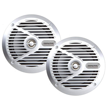 Alpine SPS-M601 6-1/2" 2-Way Marine Speakers (Silv