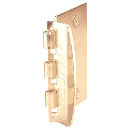 Prime-Line U 9887 Flip Action Door Lock – Reversible Brass Privacy Lock with Anti-Lock Out Screw for Child Safe Mode, 2-3/4”