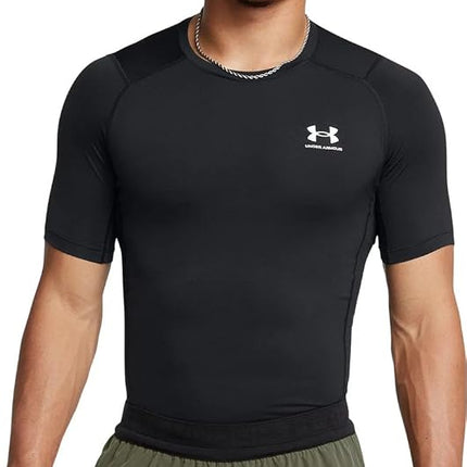 Under Armour - Mens Hg Armour Comp T-Shirt, Color Black (002), Size: XXX-Large