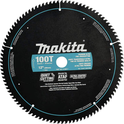 Makita A-94817 12-Inch 100 Tooth Ultra Coated Mitersaw Blade
