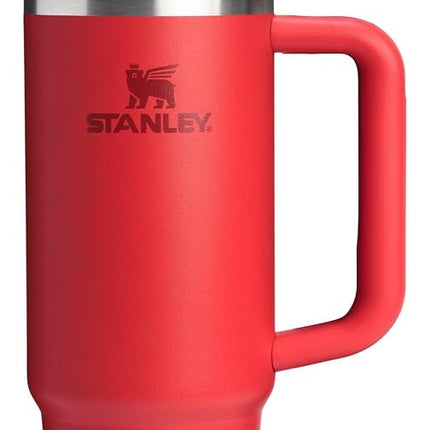 STANLEY Quencher H2.0 Tumbler with Handle and Straw 30 oz | Flowstate 3-Position Lid | Cup Holder Compatible for Travel | Insulated Stainless Steel Cup | BPA-Free | Chili Red