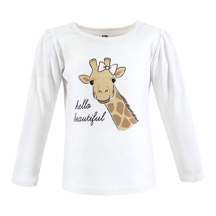 Hudson Baby Camisetas de manga larga unisex World para niñas, 18-24 meses, Girls World, 18-24 meses US