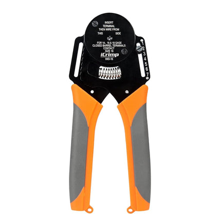 IWISS Closed Barrel Crimper 4 Way Indent,8 Impress