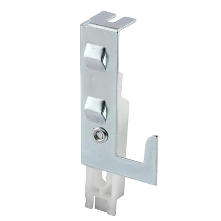 Prime-Line N 6549 1-1/2 in. Stamped Steel Housing with Nylon Guide Insert, Panel Wardrobe Door Guide for Acme and Stanley Doors (1 Pair)