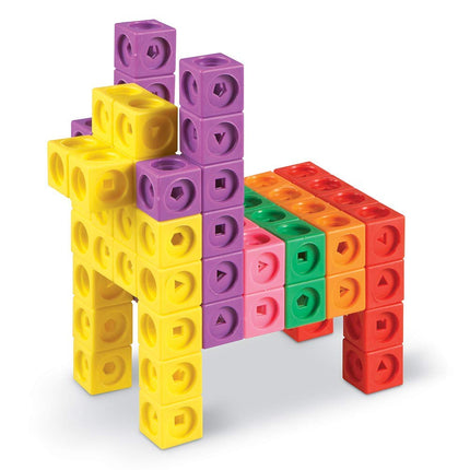 Learning Resources LER9291 Big Builders-MathLink Cubes