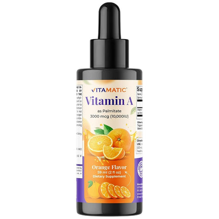 Vitamatic Sugar Free Vitamin A Liquid Drops 10000 