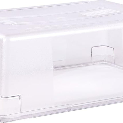 Carlisle FoodService Products Storplus Food Container Storage Container with Stackable Design for Storage, 12.5 Gallons, Clear, (Pack of 4)