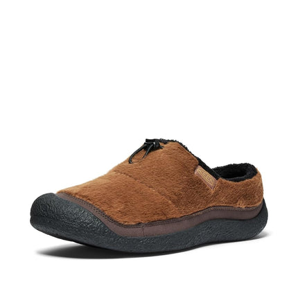 KEEN Men's Howser 3 Slide Comfy Durable Slippers, Bison/Black, 9
