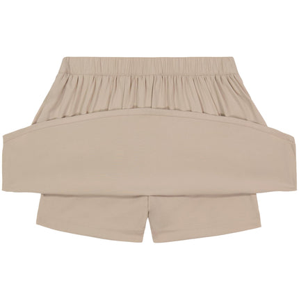 Nautica Scooter Uniforme Táctil Suave para Niñas Grandes, Caqui, Talla 12