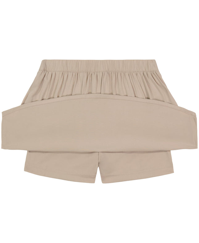 Nautica Scooter Uniforme Táctil Suave para Niñas Grandes, Caqui, Talla 12