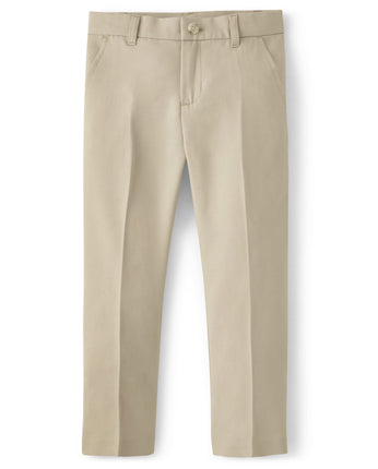 Gymboree Boys' and Toddler Dress Pants, Bisquit, 4