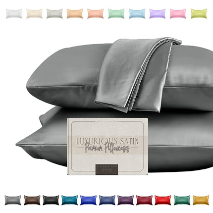Elegant Comfort Silky and Luxurious 2-Piece Satin 