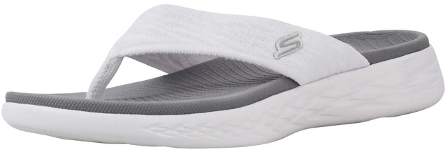 Skechers Women's Flip Flops, White opulent garden,