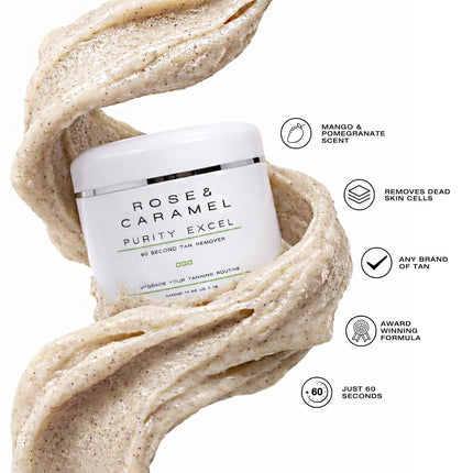 Rose & Caramel Purity Excel Express 60 Second Tan Remover 440ml