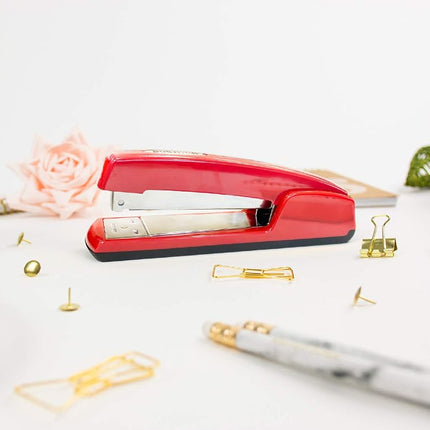 Bostitch Professional All-Metal Executive Stapler, 20 Sheet Capacity, Red