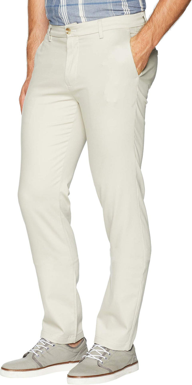 DOCKERS Men's Slim Fit Signature Khaki Lux Cotton Stretch Pants, Cloud, 38W x 29L