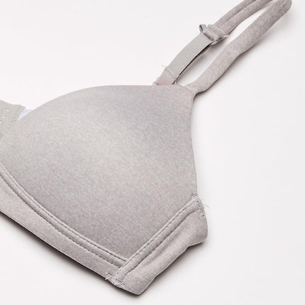 Maidenform Girls' Comfort Devotion Wireless, Heather Gray, 32A