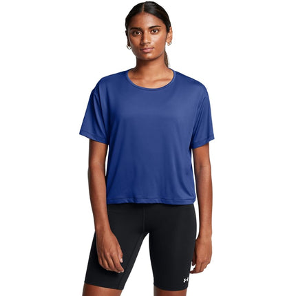 Under Armour Women's Motion Short Sleeve T Shirt, (433) Tech Blue / / Royal, XS