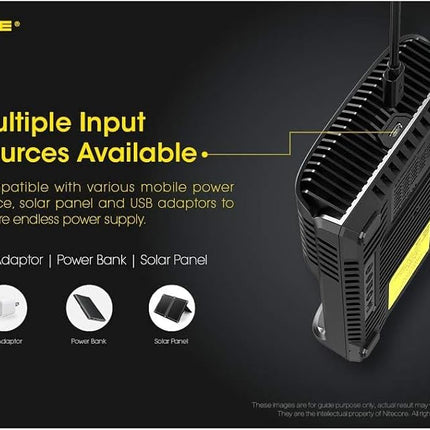 NITECORE UMS4 Intelligent USB 4-Slot Superb Battery Charger for Li-Ion, IMR, Ni-MH/Ni-Cd, 18650 26650