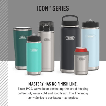 THERMOS ICON Series 16 oz Stainless Steel Tumbler Matte Steel