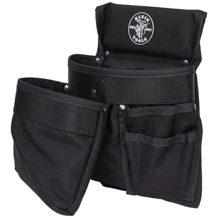 Klein ToolsPowerline Series 8-Pocket Tool Pouch, Black Nylon KLEIN TOOLS 5701