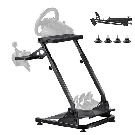 VEVOR Racing Wheel Stand, Adjustable & Foldable Si