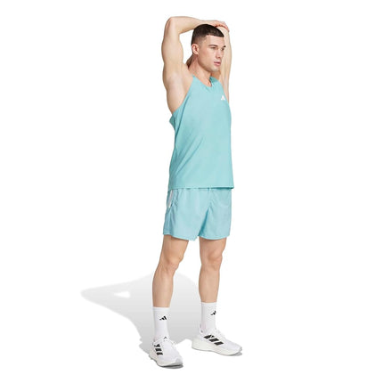 adidas Men's Own The Run Shorts, Mint ton, XS 7 inch