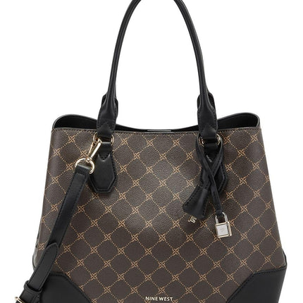 NINE WEST Women's Brooklyn Jet Set Carryall Satche