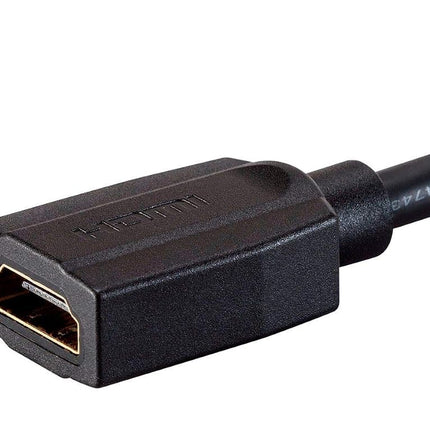Monoprice 138644 High Speed HDMI Extension Cable - 3 Feet - Black, 48Gbps, Ultra 8K, Dynamic HDR, eARC - DynamicView Series