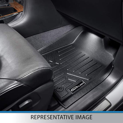 SMARTLINER Custom Fit Floor Mats 2 Rows and Cargo Liner Set Black for 2011-2017 BMW X3