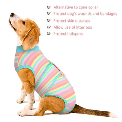 Kuoser Recovery Suit for Dogs Cats, Soft Dog Surgery Suit Female Male Spay