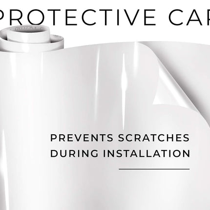 VViViD+ Ultra Gloss Premium Vinyl Car Wrap Film (6ft x 5ft, Gloss White)