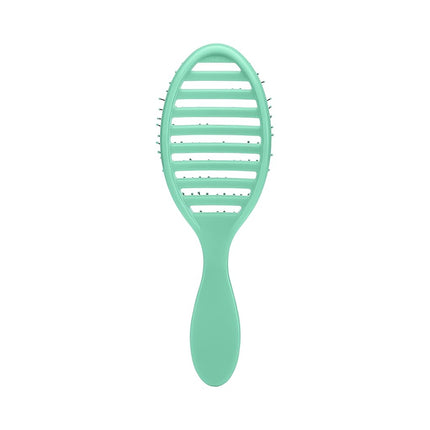 Wet Brush Speed Dry Hair Brush - Metallic Marble, Silver - Vented Design and Ultra Soft HeatFlex Bristles Are Blow Dry Safe With Ergonomic Handle Manages Tangle and Uncontrollable Hair - Pain-Free