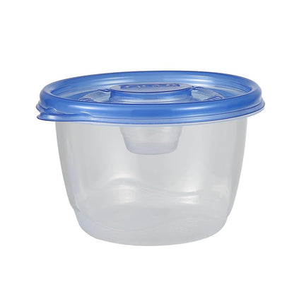 Glad GladWare To Go Lunch Food Storage Containers - Medium Round - Meal Container Holds up to 32 Ounces of Food - Lock Tight Seal, 4 Count