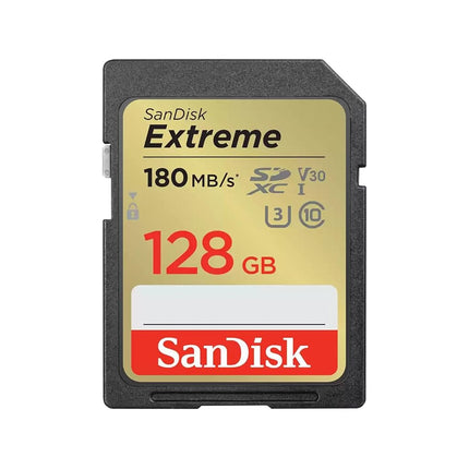 SanDisk 128GB Extreme SDXC card, SD card up to 180
