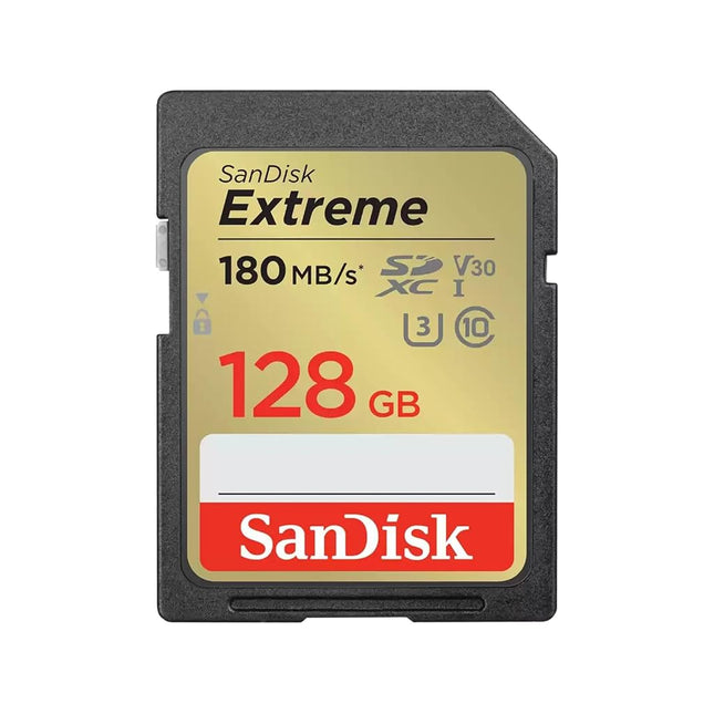 SanDisk 128GB Extreme SDXC card, SD card up to 180