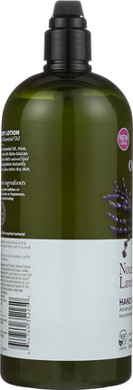 Lotion Mains et Corps Avalon Organics, Lavande Nourrissante, 946 ml