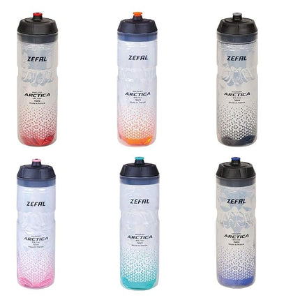 ZEFAL Arctica 75 Water Bottle - 750ml, Bicycle Drinking Bottles - Insulated Bottle - Odourless and Waterproof - BPA-Free Sports Bottle, Black