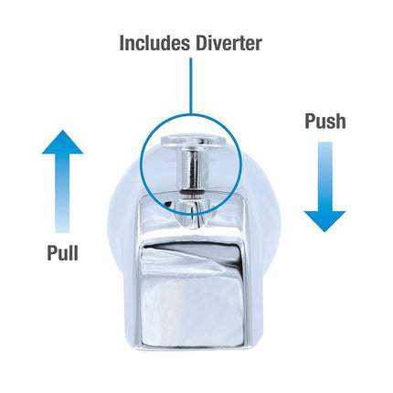 Danco, Inc. 5 in Tub Spout w/Front Diverter Chrome