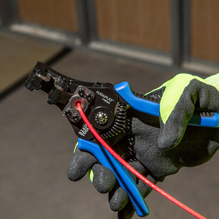 Klein Tools 11063W Wire Cutter/Wire Stripper, Heavy Duty Automatic Wire Stripper Tool for 8-20 AWG Solid and 10-22 AWG Stranded Electrical Wire