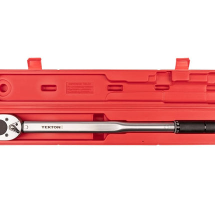 TEKTON 3/4 Inch Drive Micrometer Torque Wrench (50-300 ft.-lb.) | 24350
