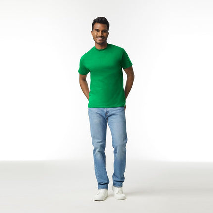 Gildan Men's Ultra Cotton T-Shirt, Style G2000, Antique Irish Green, S (Pack of 3)