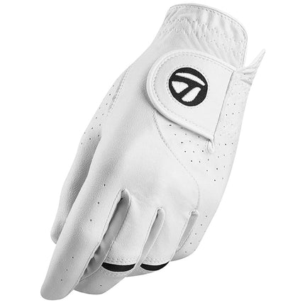 Taylormade Golf Stratus TECH Glove 2-Pack (White, Left Hand, Large), White(Large, Worn ON Left Hand)