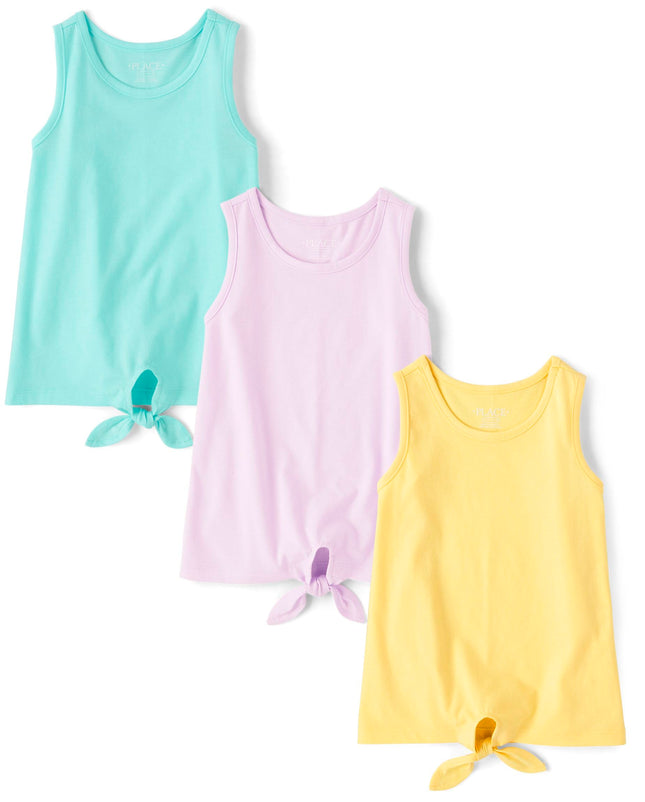 The Children's Place Girls' Sleeveless Tie Front T