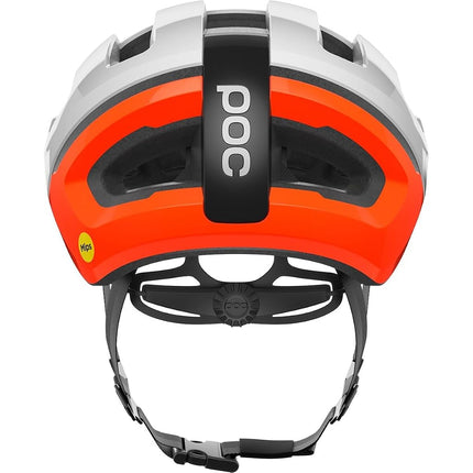 POC Omne Air MIPS Unisex Adult Cycling Helmet, Hydrogen White/Fluorescent Orange, S