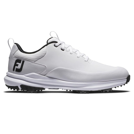 FootJoy Men's Tour Rival Golf Shoe, White/White/Black, 8 X-Wide